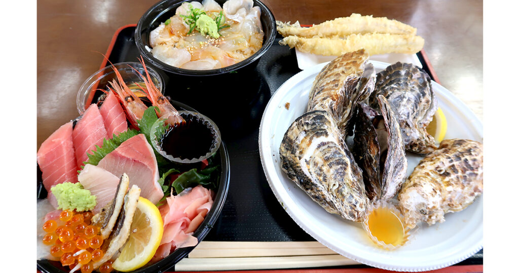 道の駅あわじで食べる海鮮丼