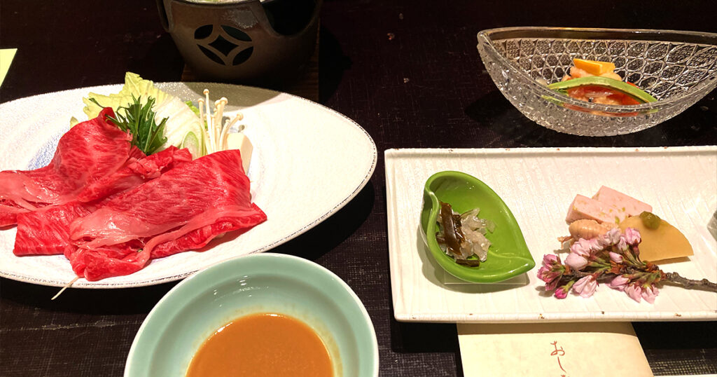 淡路夢泉景の食事