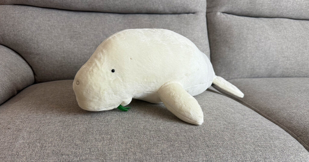 館長こだわりのジュゴンぬいぐるみ