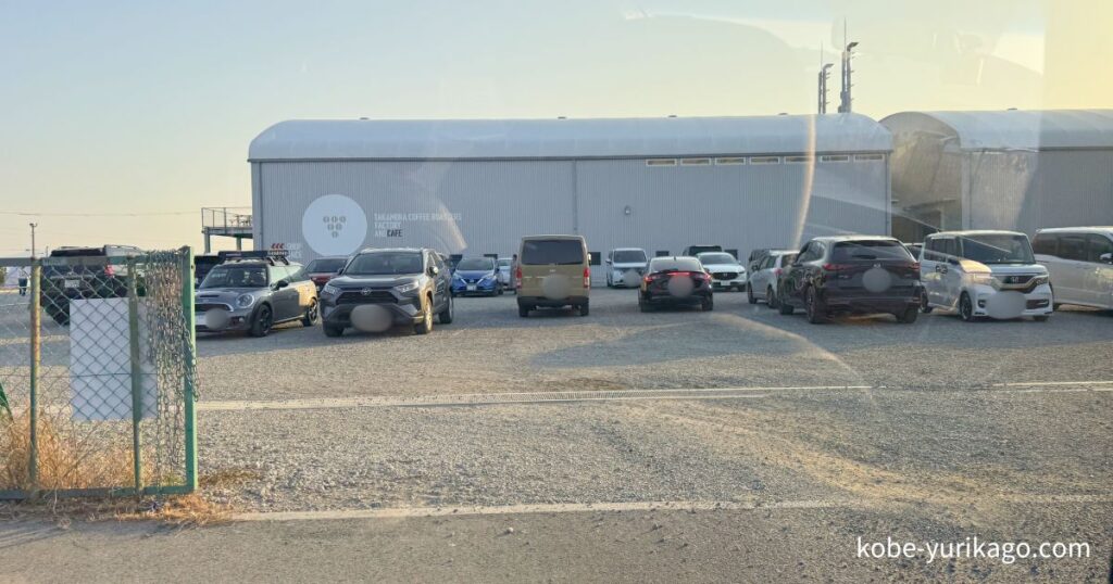 土曜の夕方１７時ごろの駐車場