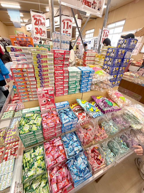 駄菓子コーナー