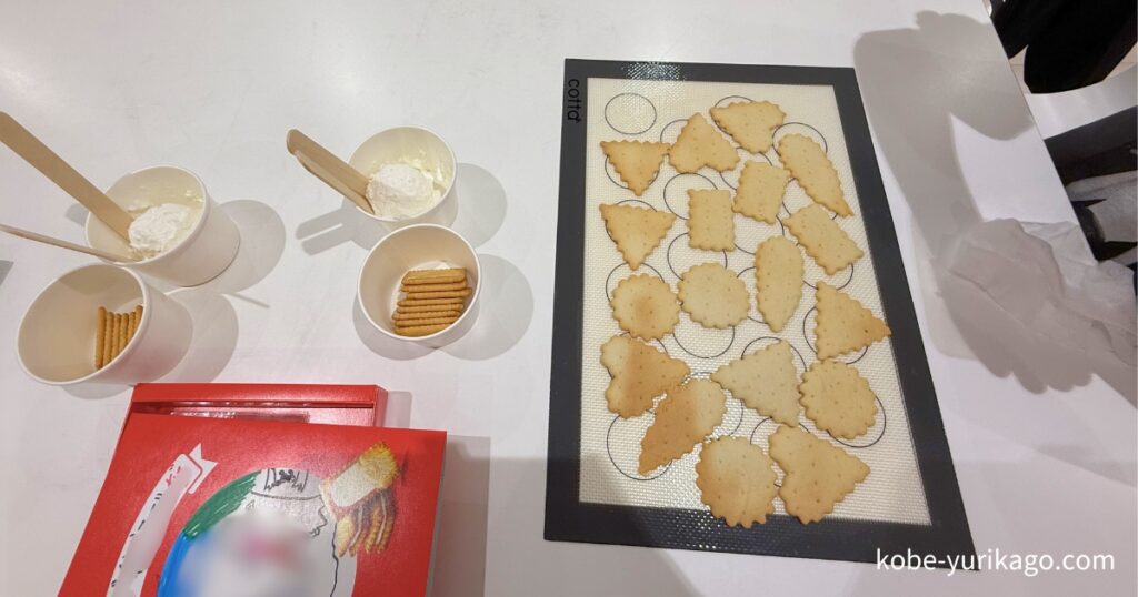 焼き上がった手作りビスコ